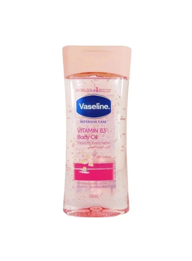 Body oil with vitamin 3 for an even and healthy skin tone, 100% natural, 200 ml